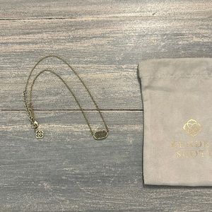 Kendra Scott gray drusy necklace